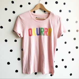 Prince Peter “OKURRR” Rainbow Graphic Tee Pink • XS